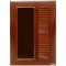 ตู้แขวนเดี่ยว SH-W-6040-AGB MRK บานกระจก สีบีช