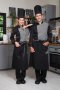 Black - Grey  MASTER Long Apron (FSA0281)