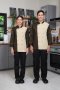 Brown Beige  MASTER 2 Long Sleeve Chef Jacket (FSS0813)