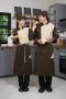 Brown Beige  MASTER 2 Long Sleeve Chef Jacket (FSS0813)