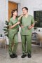 ชุดสครับ วี-เทค คอวี สี Leaf Green (เสื้อ+กางเกง) (HPG0172)