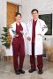 Red Wine V-TechShort Sleeve Scrub Set (HPG0174)