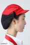 หมวกแก๊ป คลุมผม แอร์-โฟล สีแดง