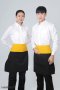 Black-Yellow Half Short Apron