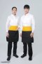 Black-Yellow Half Short Apron