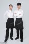 Black - Grey Half Short Apron The Street (FSA0182)