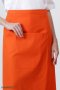 Orange Half Long Apron