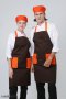 Orange-Brown Full Apron