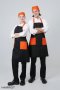 Orange-Black Full Apron