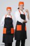 Orange-Black Full Apron