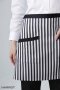 Black-Vintage Half Short Apron
