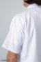 White short sleeve chef jacket