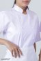 เสื้อกุ๊ก เสื้อเชฟ ชุดเชฟ เสื้อพ่อครัว แขนสั้น สีขาว ผ้าบาง (FSS0161)