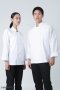 เสื้อกุ๊ก เสื้อเชฟ ชุดเชฟ เสื้อพ่อครัว แขนยาว สีขาว (FSS0201)