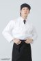 เสื้อกุ๊ก เสื้อเชฟ ชุดเชฟ เสื้อพ่อครัว คอฮาวาย สีขาว (FSS0651)