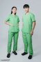 ชุดสครับ ชุดพยาบาล สีเขียวอ่อน (เสื้อ+กางเกง) (HPG0152)