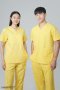 yellow short sleeve scrub set (HPG0157)