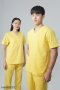 yellow short sleeve scrub set (HPG0157)
