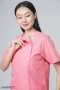 เสื้อสครับ ชุดพยาบาล คอกลม สีชมพู (เสื้อ+กางเกง) (HPG0165)