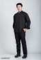 Black Anti-Bacterial Chef Jacket
