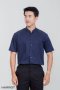 เสื้อพนักงานเสิร์ฟ แขนสั้น คอจีน สีกรม