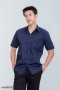 เสื้อพนักงานเสิร์ฟ แขนสั้น คอปก สีกรม