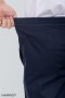 Navy Blue elastic waist chef trouser