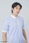 White-Blue Waiter & Waitress Shirt