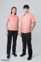 Orange Scoth Double Row Buttons Waiter & Waitress Shirt