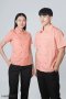 Orange Scoth Double Row Buttons Waiter & Waitress Shirt