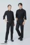 Black Waiter & Waitress shirt 4 long sleeves