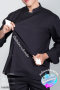 Black Anti-Bacterial Chef Jacket