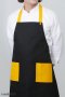 Yellow-Black Full Apron