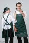 Green Chalk Stripe-Green Full Apron