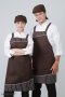Brown Chalk Stripe-Brown Full Apron