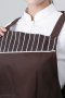 Brown Chalk Stripe-Brown Full Apron