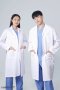 ชุดสครับ ชุดพยาบาล สีฟ้าอ่อน (เสื้อ+กางเกง) (HPG0153)