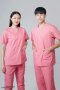 Pink short sleeve scrub shirt (HPG0105)