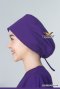 Purple surgical cap