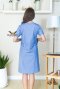 Blue Round neck Nurse Dress (HPD0001)