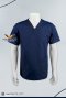 Dark blue short sleeve scrub shirt (HPG0101)