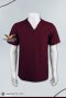 Crimson short sleeve scrub shirt (HPG0106)