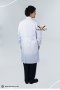 White dental long sleeve gown coat (HPG0251)