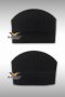 Black Paper Chef Hat 9 inches