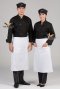 Black long sleeve chef jacket