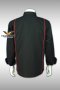 2 Red piping-Black Long sleeve Chef Jacket