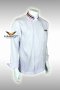 เสื้อกุ๊ก เสื้อเชฟ ชุดเชฟ เสื้อพ่อครัว แขนยาว สีขาวปกลายธงชาติ กระเป๋าเจาะลายธงชาติ (FSS0401)