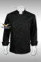 Black Airmax Long Sleeve Chef Jacket