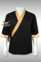 เสื้อกุ๊ก เสื้อเชฟ ชุดเชฟ เสื้อพ่อครัว ญี่ปุ่น สีดำกุ๊นทอง (FSS0608)