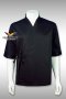 เสื้อกุ๊ก เสื้อเชฟ ชุดเชฟ เสื้อพ่อครัว สีดำกุ๊นดำ (FSS0609)